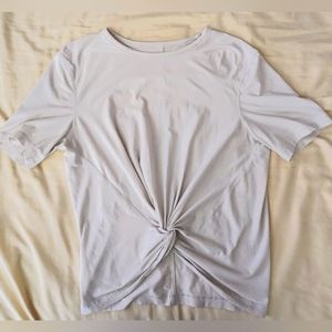 Lululemon Crescent Twist Front Short Sleeve Shirt, Sz 4